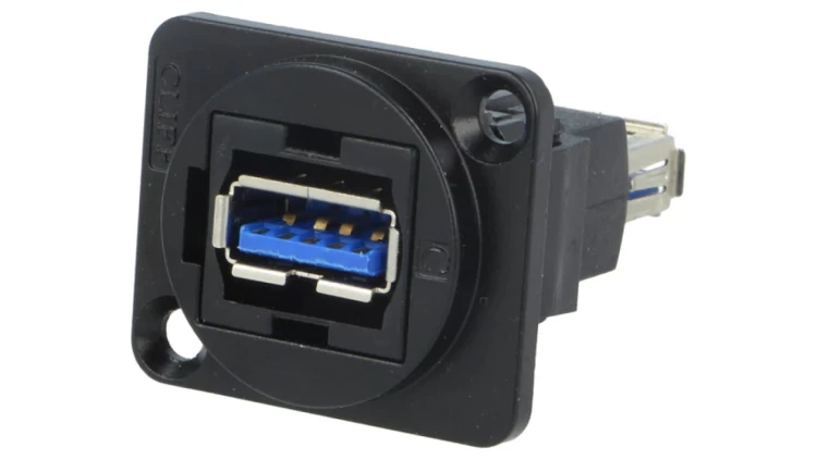 Łącznik USB A - USB A 3.0 FT metal 19x24mm CP30205NMB