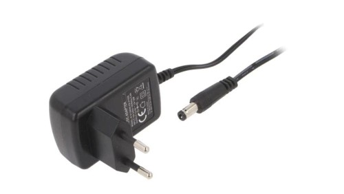 Zasilacz impulsowy stałonapięciowy 12VDC 1A 12W 5,5/2,1 E1212W2E-ES-2155S