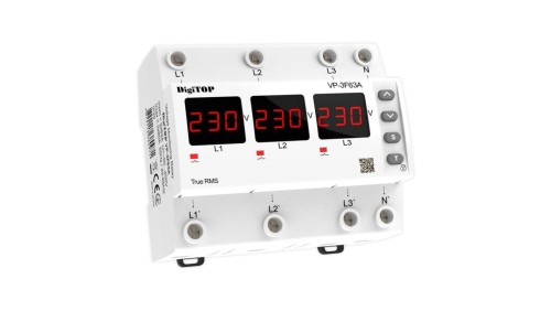 Przekaźnik napięciowy trójfazowy DigiTOP VP-3F63A