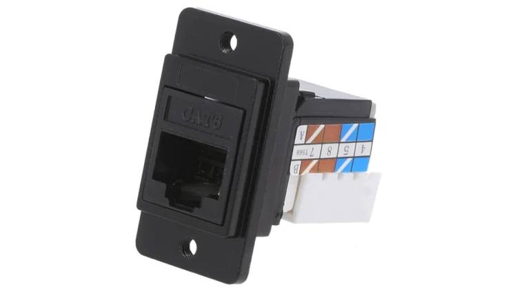 Łącznik DUALSLIM RJ45 8p8c Kat 6a IDC 8pin gniazdo CP30727MB3
