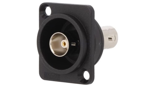 Łącznik BNC gniazdo z obu stron 75 czarny FT 19x24mm CP303095