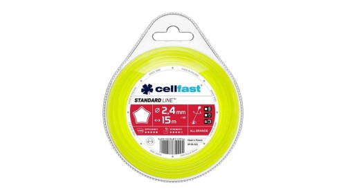 ŻYŁKA DO WYKASZARKI GWIAZDKA 2.4MM 15M