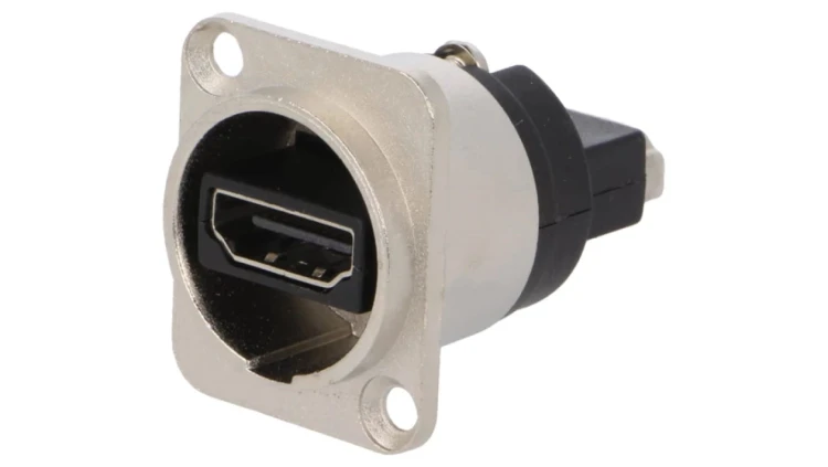 Łącznik HDMI gniazdo z obu stron FT ekranowane 19x24mm CP30116
