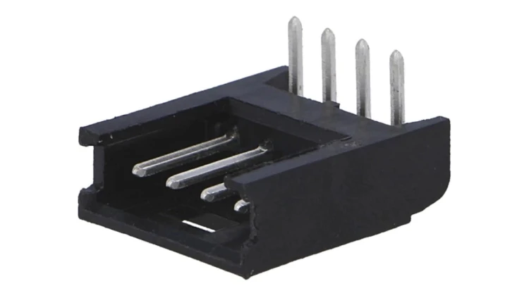 Gniazdo przewód-płytka męskie AMPMODU MOD II 2,54mm 4-pin 280378-1