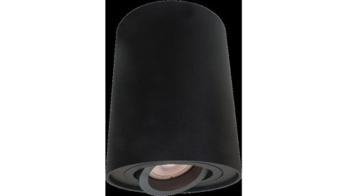 LAMPA NATYNKOWA SPOT TUBA CZARNA REGULOWANA