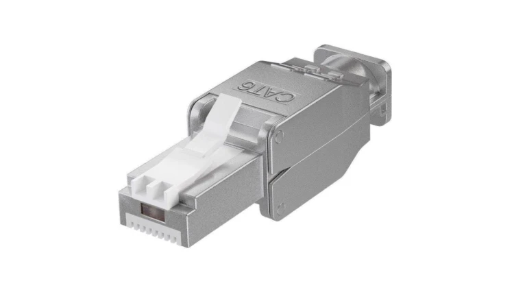 Wtyk beznarzędziowy RJ45 STP Cat6 samozaciskowy