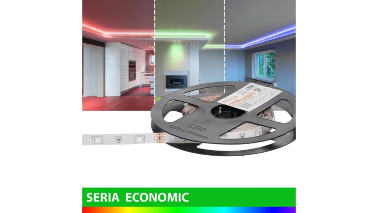 Taśma 12V 5m 150 led 36W RGB smd5050