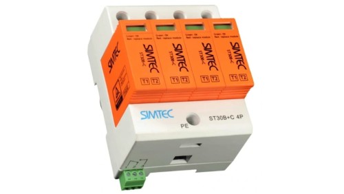 Ogranicznik przepięć Typ T1+T2 4P 30kA SIMTEC 85201010