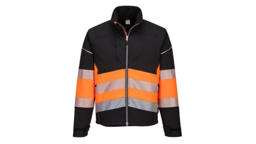 KURTKA OSTRZEGAWCZA SOFTSHELL PW375BKO ROZMIAR XXL