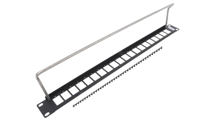 Patch panel adapter montażowy SLIM RACK przykręcany 29mm CP30163