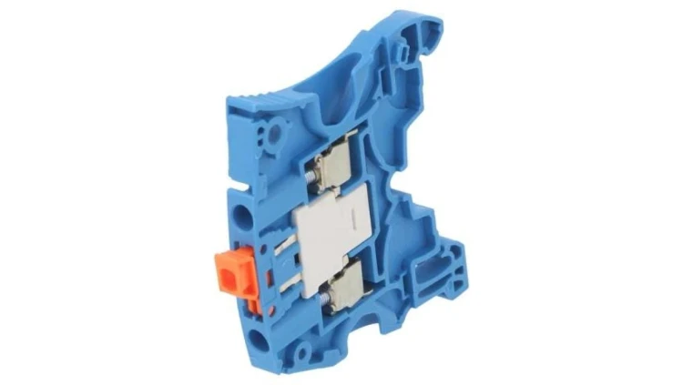 Zacisk rozgałęźny szynowy SNK 0,2÷4mm2 drogi 1 zaciski 2 niebieski 1SNK505320R0000 (ZS4-S-BL)