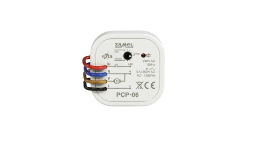 przekaźnik czasowy do sterowania wentylatorem, dopuszkowy, 5A, 230V AC PCP-06