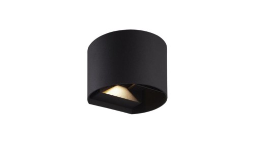 LED line LITE Kinkiet zewnętrzny LED aluminium 2x3W 4000K IP54 czarny CILINDER 3 lata gwar.