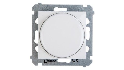 Simon 54 Ściemniacz naciskowo-obrotowy 20-500W biały DS9T.01/11