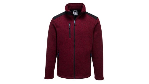 BLUZA Z POLARU KX3 T830 CZERWONA ROZMIAR XXL