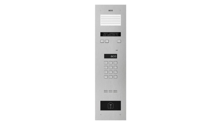 Centrala Master cyfrowa do 1020 lokali do 6144 breloków zbliżeniowych elektroniczny podświetlany spisem lokatorów INSPIRO 14+