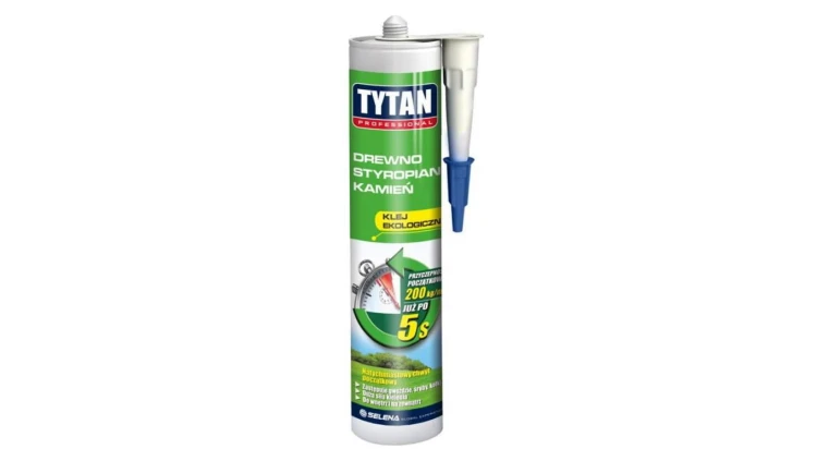KLEJ MONTAŻOWY 290ML TYTAN EKOLOGICZNY WODNY