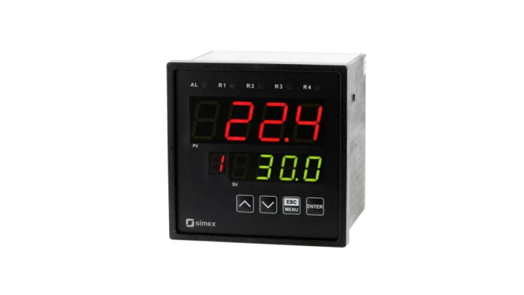 Regulator uniwersalny – PID / progowy – miernik, wyświetlacz: temperatury, sygnałów analogowych – RTD TC mA V – 4xREL przekaźnik