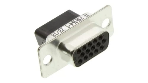 Złącze D-Sub HD 15-pin żeńskie na przewód Wersja bez styków 216164-1