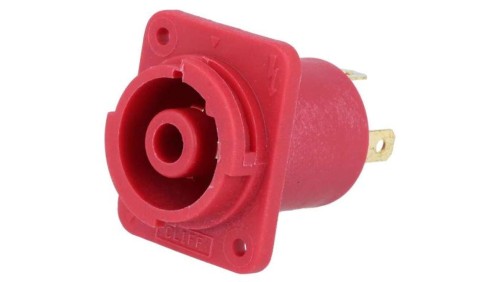 Złącze okrągłe konektory 4,8mm lutowanie CLIFFCON 20A 250VAC FCR2069