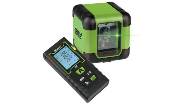 ZESTAW LASER KRZYŻOWY GREEN + DALMIERZ 40M
