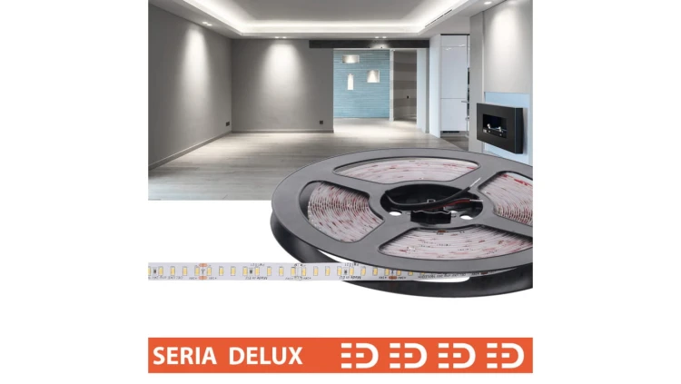 Taśma Delux 24V LB 160led 6500K 320lm SMD4014 (10) PL7Y