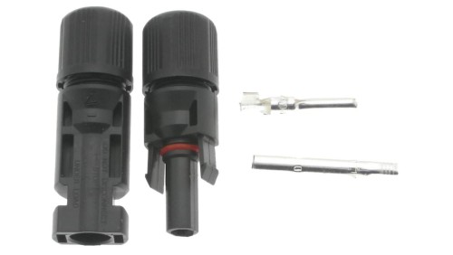 Złącze fotowoltaiczne na przewód MC4 męskie żeńskie 4mm2 IP67 1000V DC