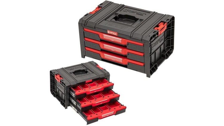 Skrzynka narzędziowa z organizatorem 3 szuflady PRO Drawer 3 Toolxbox Expert QBRICK