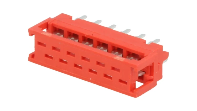 Micro-MaTch przejście 12-pin IDC,THT na PCB,na taśmę 1,27mm 8-215570-2