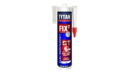 KLEJ MONTAŻOWY FIX2 GT 290ML BIAŁY
