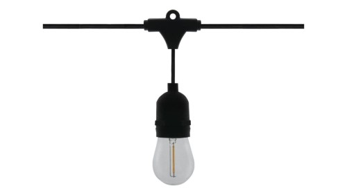 LEDOM Girlanda ogrodowa E27 5m + 10 x E27 1W