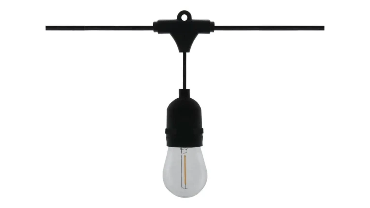 LEDOM Girlanda ogrodowa E27 5m + 10 x E27 1W