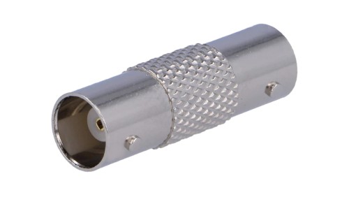 Łącznik BNC gniazdo x2 proste 50 Ohm polimetylopenten złocony 5-1634534-1