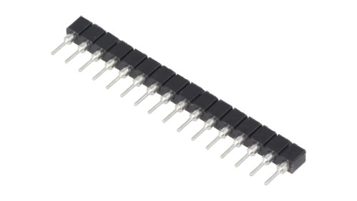 Podstawka SIP 16-pin THT 2,54mm Pokrycie pozłacany flash 1-1814655-1
