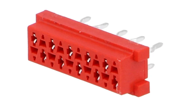 Micro-MaTch gniazdo żeńskie 10-pin THT na PCB Układ 2x5 8-215079-0