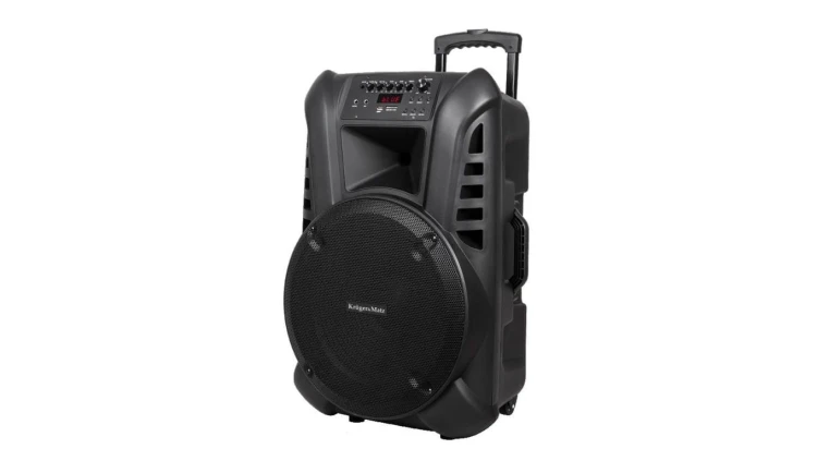 Aktywna kolumna głośnikowa (z 2 mikrofonami bezprzewodowymi UHF, SD, Bluetooth, FM, USB) 60 Watt