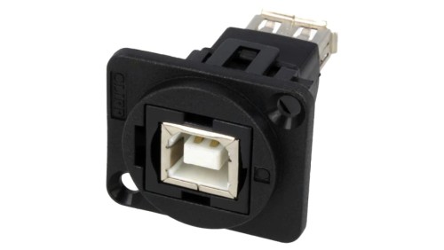 Łącznik USB A - USB B 2.0 FT plastik CP30207N