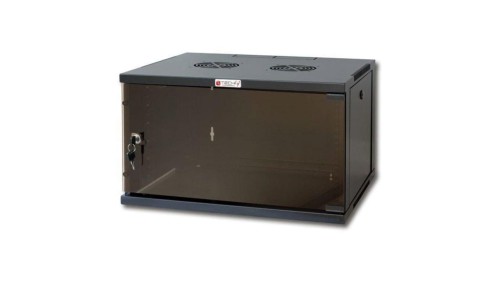 Szafka wisząca Rack 19 9U 540x450 mm zmontowana czarna