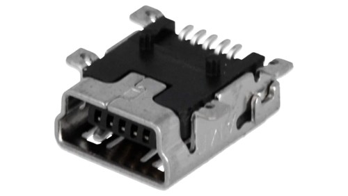 Gniazdo USB B mini na PCB SMT 5-pin poziome tacka 1734035-1