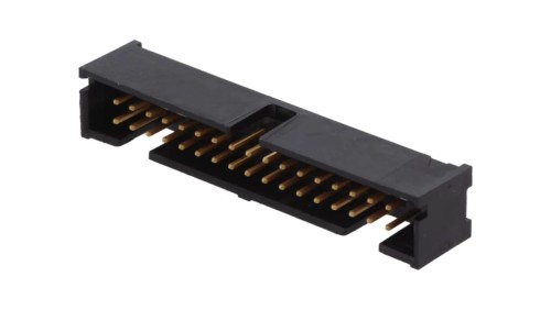 Gniazdo IDC męskie 34-pin proste THT złocony 2,54mm czarny 5103308-7