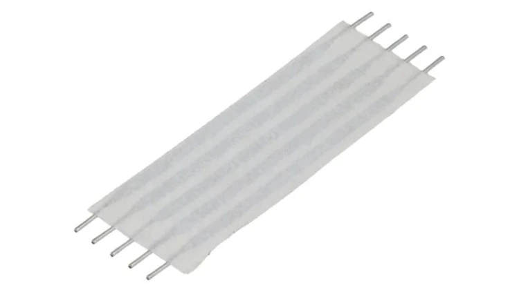 Złącze zwora elastyczna R.taśmy 2,54mm L 38,1mm proste FSN21.5A-05
