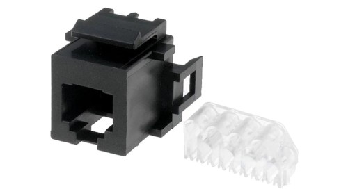 Złącze żeńskie RJ12 6-pin złocony Układ 6p6c 26AWG÷22AWG IDC 216000-2