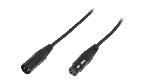 Kabel XLR męski - XLR żeński 3-pin 5m FC619105