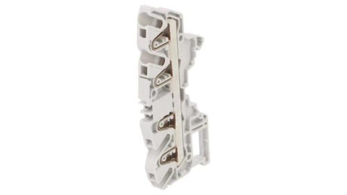 Zacisk rozgałęźny szynowy SNK 0,5÷4mm2 drogi 1 zaciski 4 szary 1SNK706012R0000 (ZK4-4P)