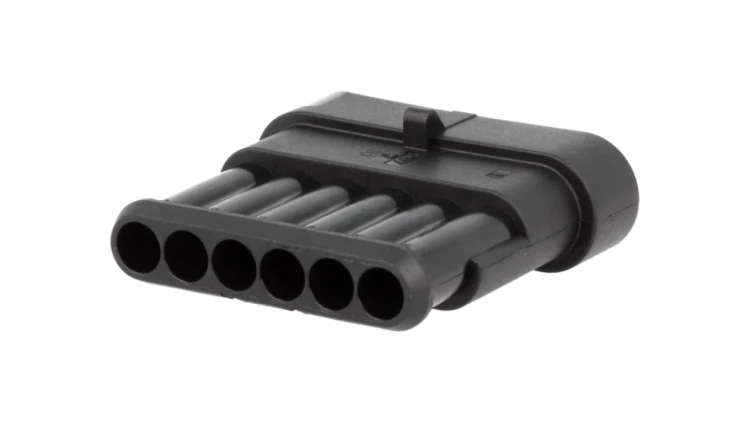 Złącze przewód-przewód Superseal 1.5 wtyk męskie 6-pin IP67 282108-1