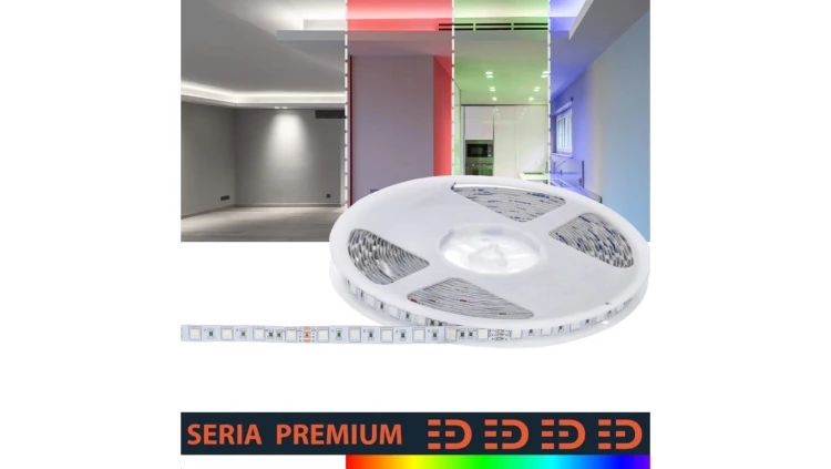 Taśma Premium 24V 60led RGB+W 4w1 SMD5050 (10) PL3Y wyc