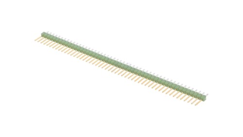 Listwa kołkowa kołkowe męskie 50-pin proste 2,54mm THT 1x50 5-826629-0