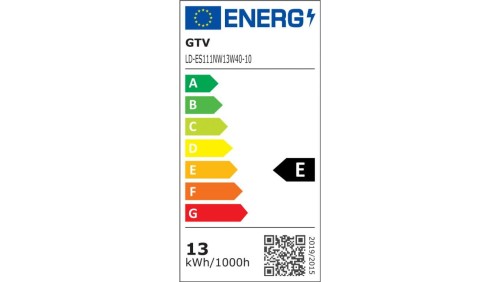 Żarówka LED GU10 ES111 12,5W 1250lm 4000K 40st. AC220-240V czarny LD-ES111NW13W40-10
