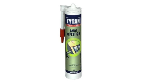 AKRYL TYTAN DO PŁYT GIPSOWO-KARTONOWYCH 280ML BIAŁY