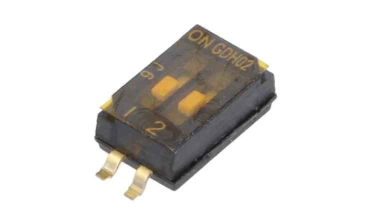 Przełącznik DIP-SWITCH Ilość sekcji: 2 OFF-ON 0,1A 50VDC SMT 1571983-3